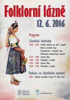 Plakát folklórní akce